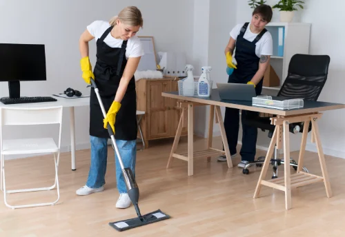 Nettoyage de bureau professionnel à Saint-Pantaléon-de-Larche